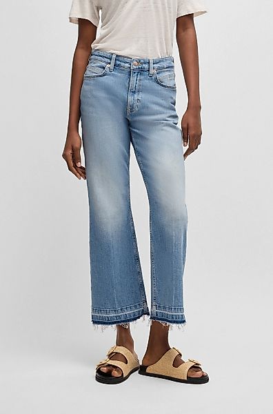 BOSS ORANGE Schlagjeans "Soft Kick Flare High Rise Premium Damenmode", (BOS günstig online kaufen