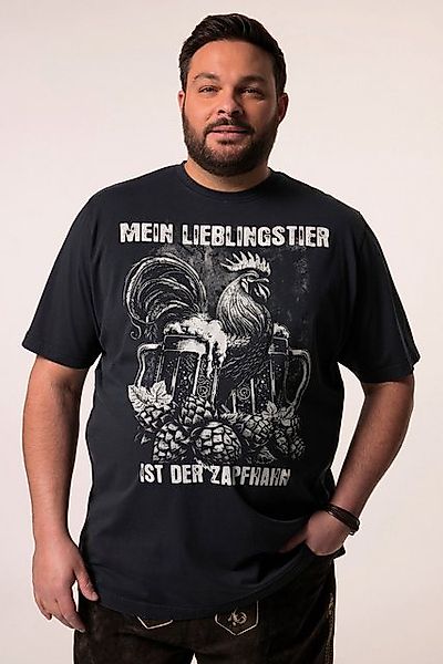 Men Plus T-Shirt Men+ T-Shirt Tracht Halbarm Print Vintage bis 8 XL günstig online kaufen