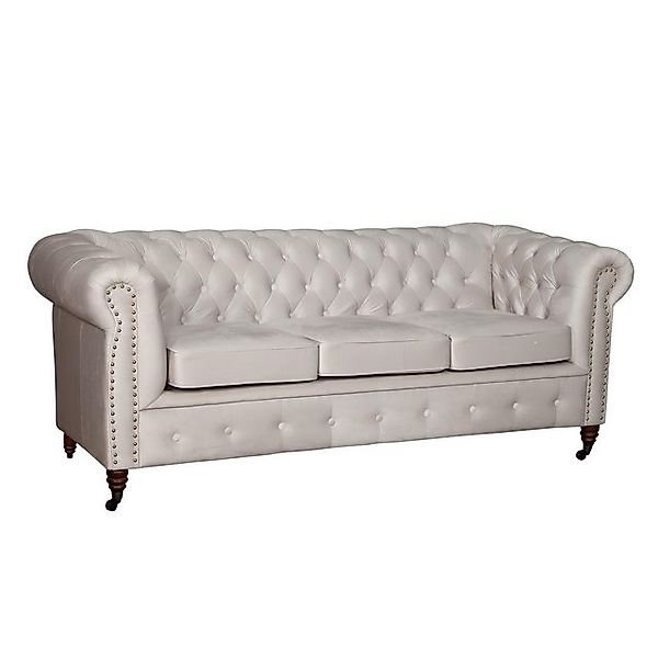 Xlmoebel Sofa Neue Chesterfield Sofagarnitur bestehend aus einem 3-Sitzer S günstig online kaufen