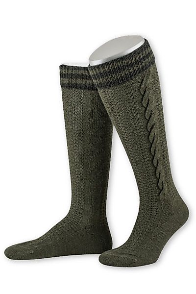 Lusana Trachtensocken Trachten Kniestrümpfe - L8995R günstig online kaufen