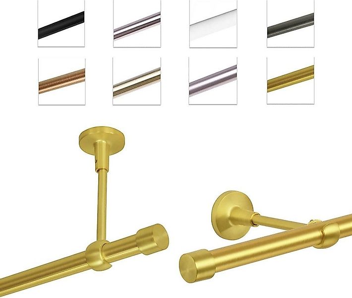 MDEKOR Gardinenstange Vorhangstange 19mm, 1-läufig, 1-läufig günstig online kaufen