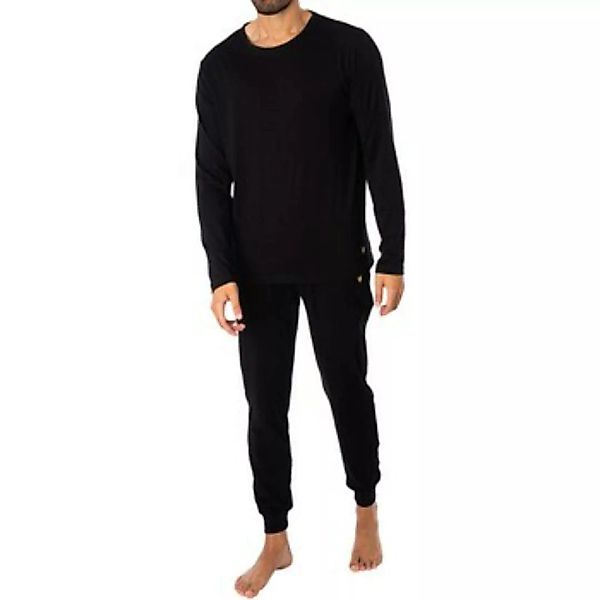 Lyle & Scott  Pyjamas/ Nachthemden Graues Pyjama-Set mit langen Ärmeln günstig online kaufen