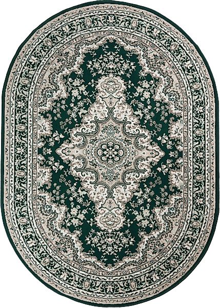 my home Teppich »Oriental, Made in Belgium«, oval, 7 mm Höhe, Orient-Optik, günstig online kaufen