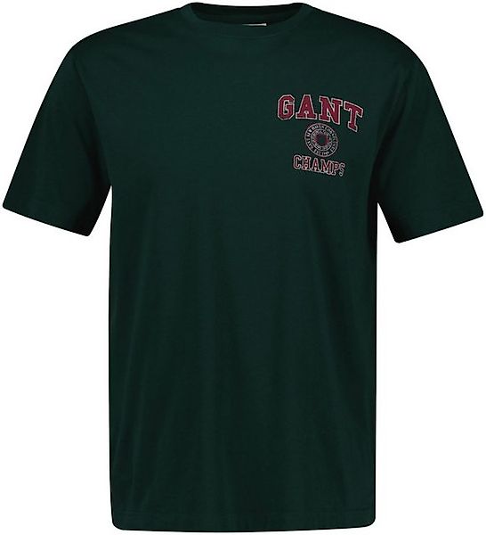 Gant T-Shirt CREST GRAPHIC TSHIRT mit kontrastfarbenen Print günstig online kaufen