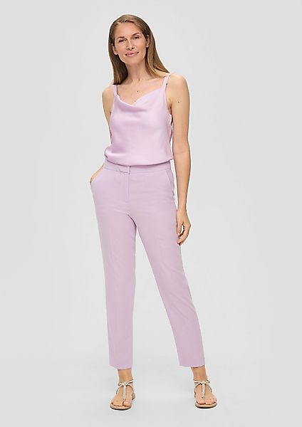 s.Oliver BLACK LABEL 7/8-Hose Verkürzte Anzughose günstig online kaufen