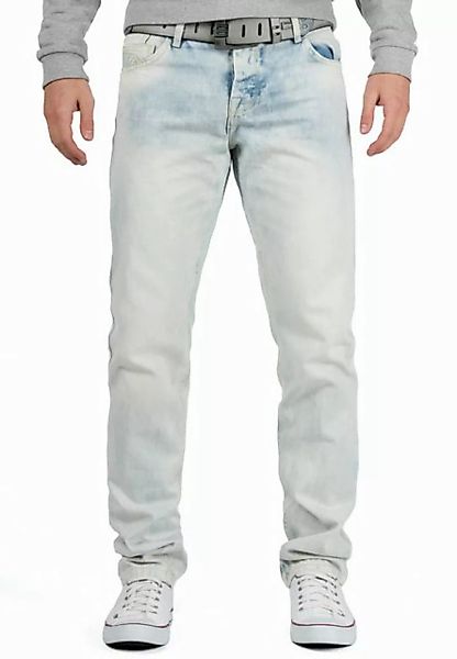 Cipo & Baxx 5-Pocket-Jeans Hose BA-CD319X Hellblau W32/L32 (1-tlg) mit dick günstig online kaufen