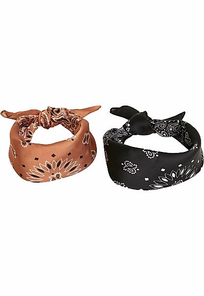 URBAN CLASSICS Loop "Urban Classics Unisex Satin Bandana 2-Pack", 1 Stk. günstig online kaufen