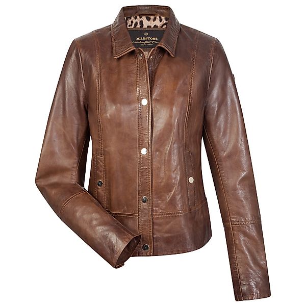 Milestone Lederjacke Dodo feinstes, echtes Lammnappa-Leder günstig online kaufen