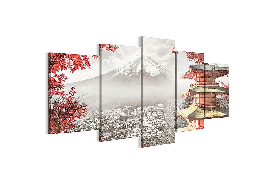 LUMASOUL Leinwandbild mit Naturmotiv - Bilder für die Wand in Holzrahmen - günstig online kaufen