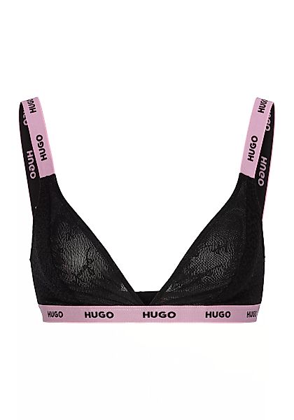 HUGO Underwear Triangel-BH "TRIANGLE SPORTY LACE", mit Logobündchen günstig online kaufen