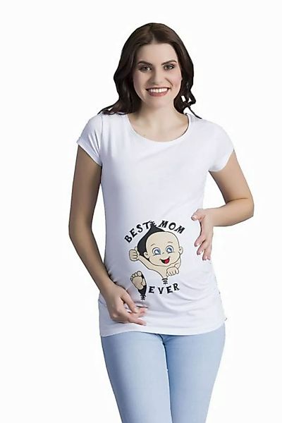 M.M.C. Umstandsshirt Best Mom Ever mit Motiv günstig online kaufen