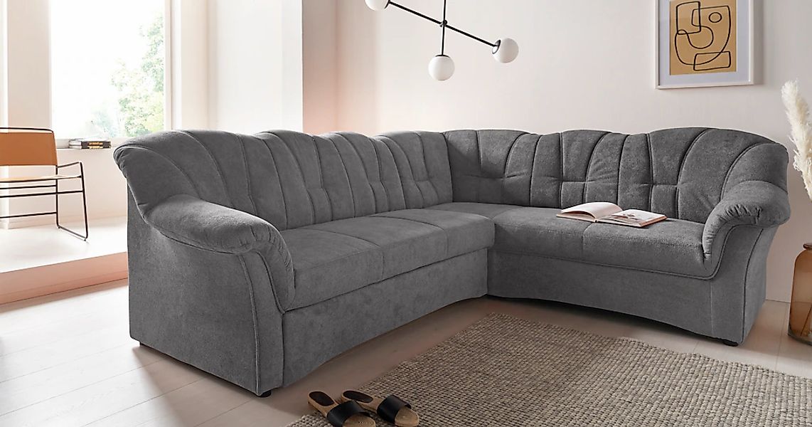 DOMO collection Ecksofa "Papenburg B/T/H: 242/190/84 cm L-Form", wahlweise günstig online kaufen