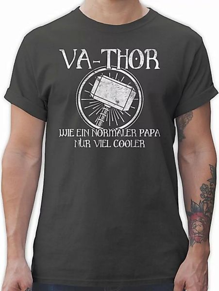Shirtracer T-Shirt Vathor wie ein normaler Papa nur viel cooler Vatertag Ge günstig online kaufen