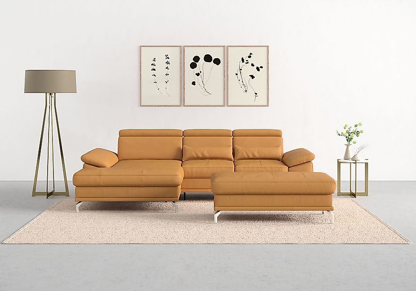 sit&more Ecksofa Cabrio L-Form, mit Sitztiefenverstellung, günstig online kaufen