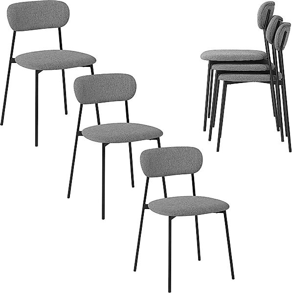 EUGAD Esszimmerstuhl (6 St), 4er Set, günstig online kaufen