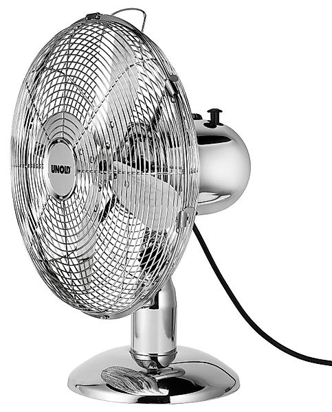 Unold Tischventilator CHROME 86830, Oszillation zuschaltbar günstig online kaufen