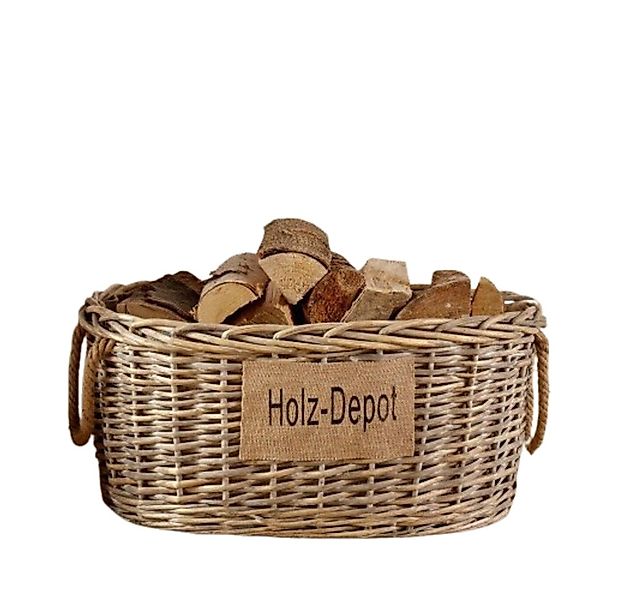 Home-trends24.de Kaminholzkorb Kaminholzkorb Weide Feuerholzkorb Weidenkorb günstig online kaufen