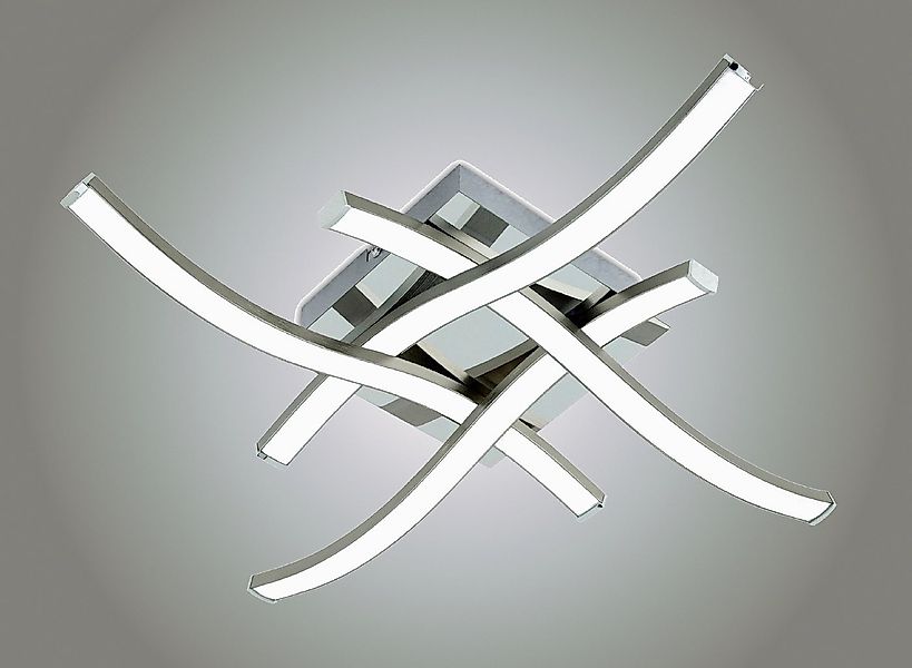 TRANGO LED Deckenleuchte, 3132XXL Design LED-Deckenleuchte Serie *WAVE* I 4 günstig online kaufen