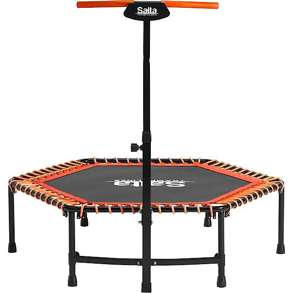 Salta Fitness Trampolin inkl. Griffstange Ø 128 cm Orange günstig online kaufen