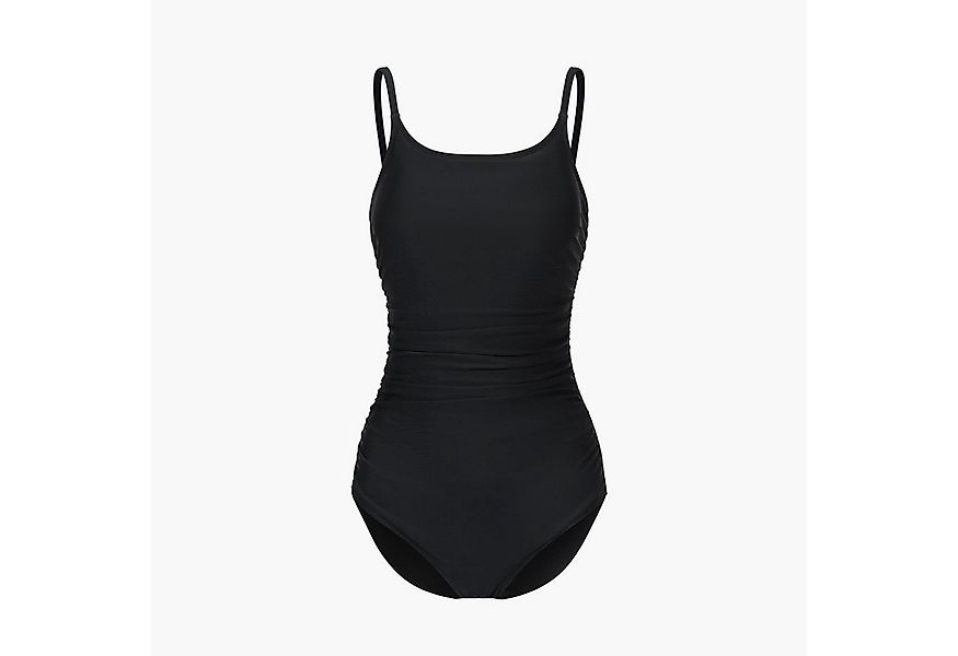 cfab by creamy fabrics Badeanzug Shaping - Badeanzug mit Raffung-Schwarz-XL günstig online kaufen