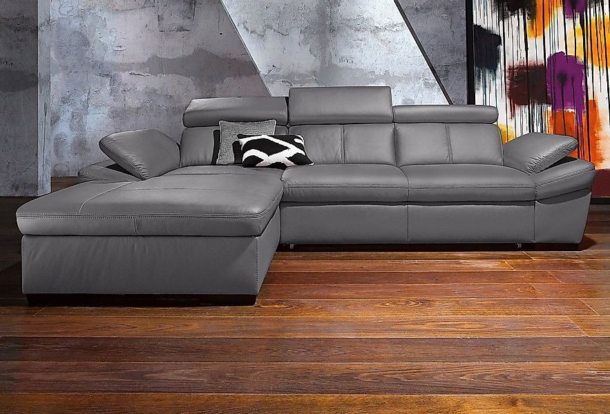 exxpo - sofa fashion Ecksofa "Salerno, Funktionssofa, Breite 280cm, hoher S günstig online kaufen