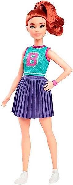 Barbie Anziehpuppe Fashionistas, Nr. 232 mit Jersey-Oberteil, Faltenrock un günstig online kaufen