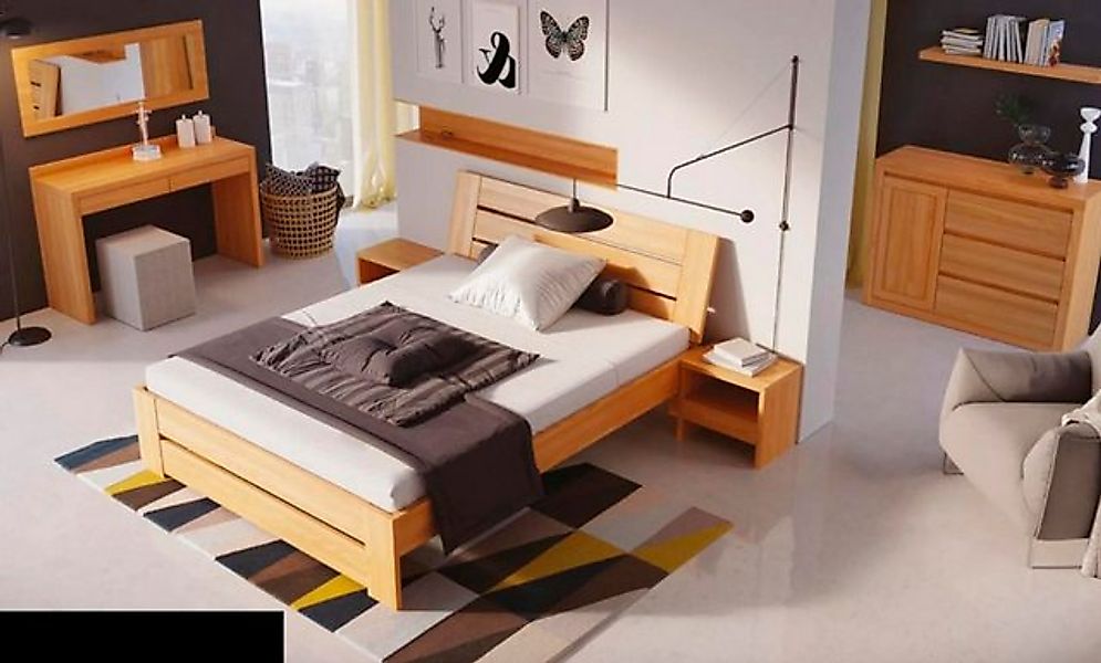 Xlmoebel Bett Massives Holzbett für Schlafzimmer und Hotels (1-tlg., Bett), günstig online kaufen