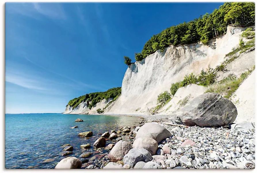 Artland Leinwandbild "Kreidefelsen auf der Insel Rügen 2", Küste, (1 St.), günstig online kaufen