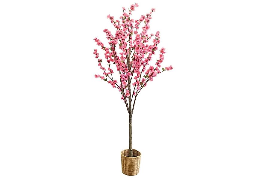 Kunstbaum Kunstpflanzen groß Kunstblumen künstliche Pflanzen 150 cm mit Kor günstig online kaufen