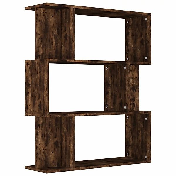 vidaXL Bücherregal Bücherregal/Raumteiler Räuchereiche 80x24x96 cm günstig online kaufen