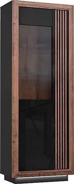 FORTE Highboard "Savona", Höhe 197 cm, inkl. Sockelbeleuchtung günstig online kaufen
