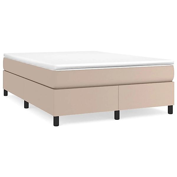 vidaXL Boxspringbett Cappuccino-Braun 140x200 cm Kunstleder1465980 günstig online kaufen