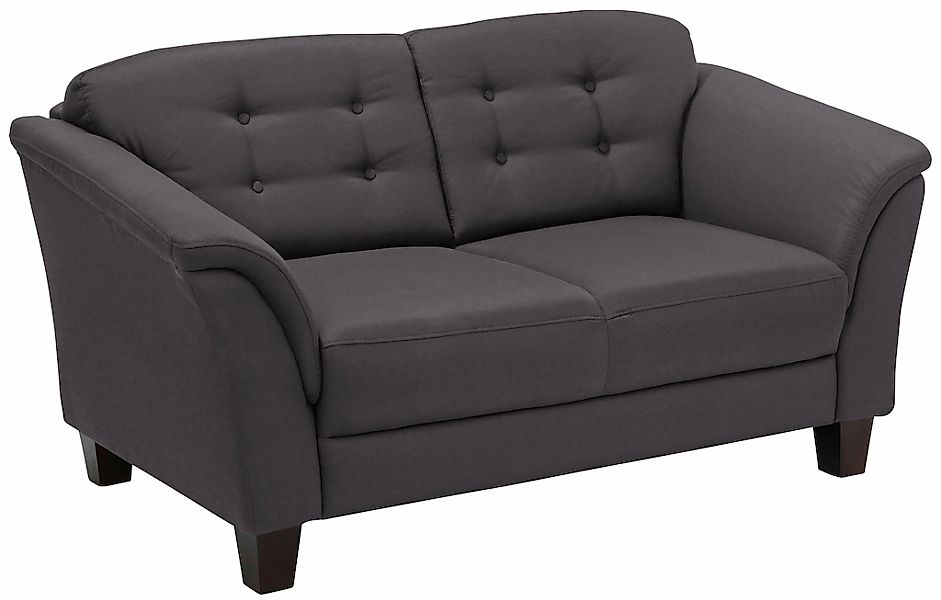 Home affaire 2-Sitzer »Trondheim« mit Federkern, Knopfheftung im Rücken, Fü günstig online kaufen