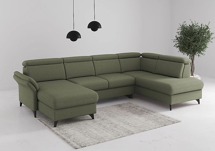 sit&more Wohnlandschaft "Glendale, U-Form" inkl. Kopfteilverstellung,wahlwe günstig online kaufen