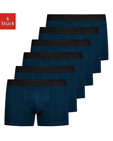SNOCKS Boxershorts Enge Pants Herren Unterhose ohne Logo (6-St) aus Bio-Bau günstig online kaufen