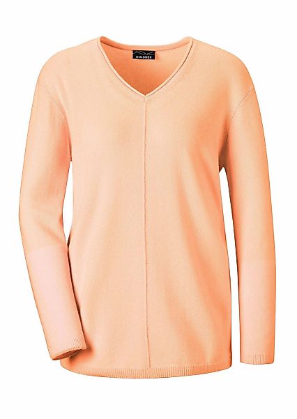 GOLDNER Strickpullover "Kurzgröße Kaschmirpullover mit V-Ausschnitt" günstig online kaufen