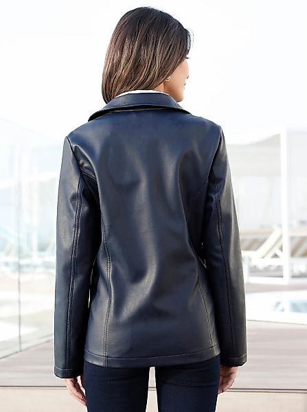 Classic Basics Lederimitatjacke, ohne Kapuze günstig online kaufen