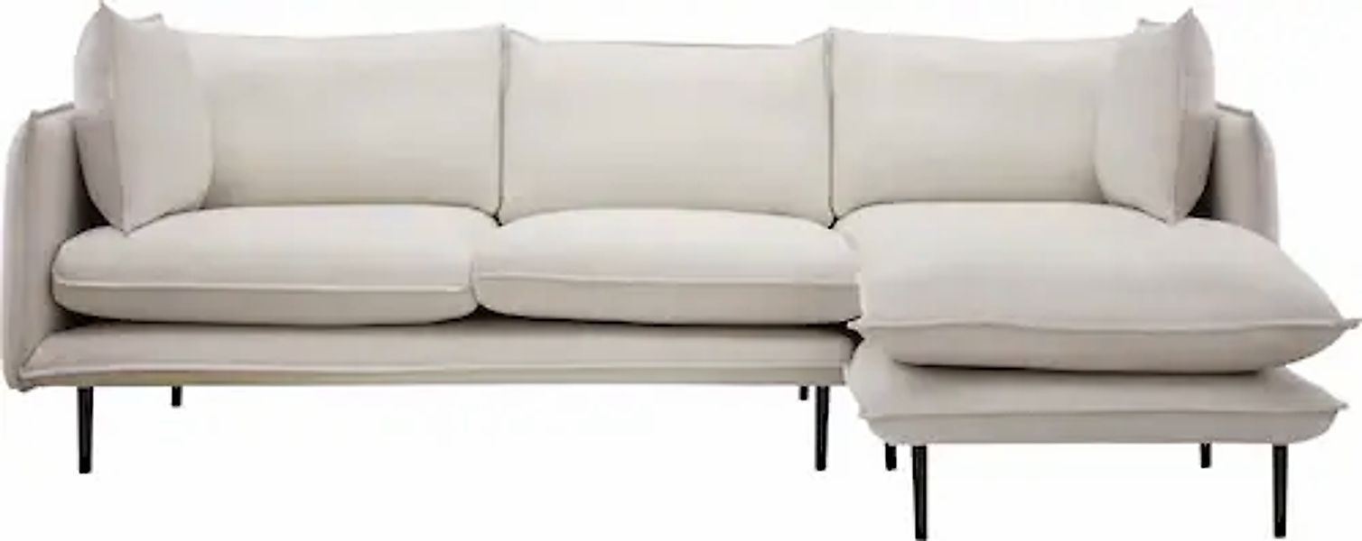 Home affaire Ecksofa »Somba L-Form« mit dickem Keder, Ottomane wahlweise li günstig online kaufen