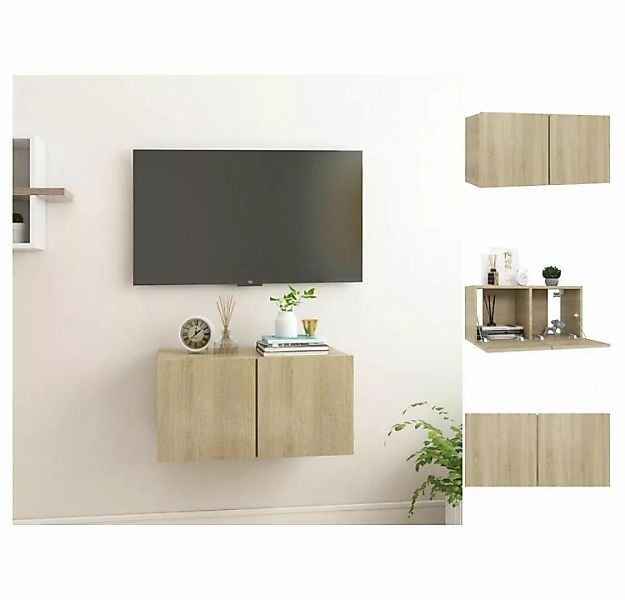 vidaXL TV-Schrank TV-Hängeschrank Sonoma-Eiche 60x30x30 cm günstig online kaufen