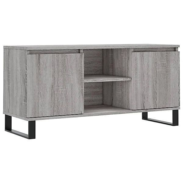 vidaXL TV-Schrank Grau Sonoma 104x35x50 cm Holzwerkstoff 827026 günstig online kaufen