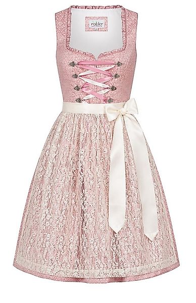 Nübler Trachtenkleid Midi Dirndl Greta in Rose von Nübler günstig online kaufen