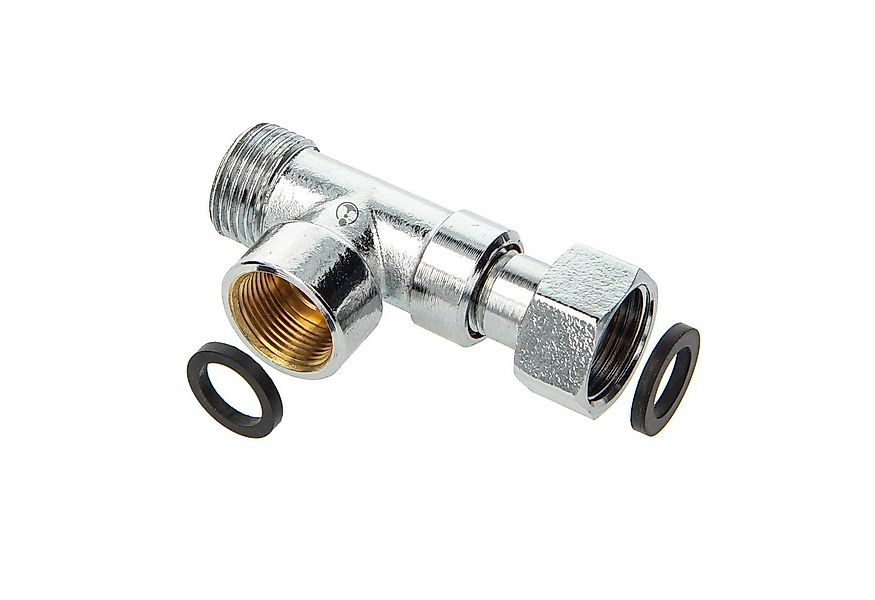 tecuro Spültischarmatur T-Stück Abzweig Verteiler f. Eckventil, G 3/8 ÜWM x günstig online kaufen