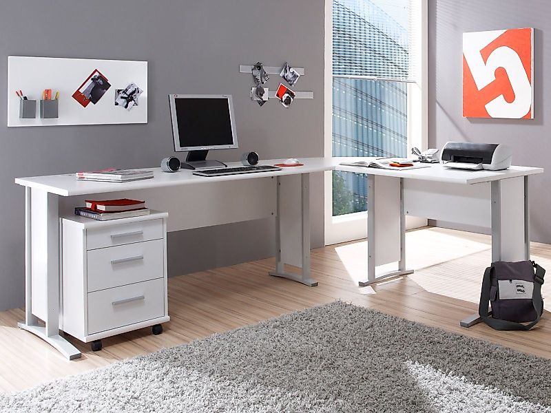 PREISBRECHER Eckschreibtisch Clermont, 43 x 72 günstig online kaufen