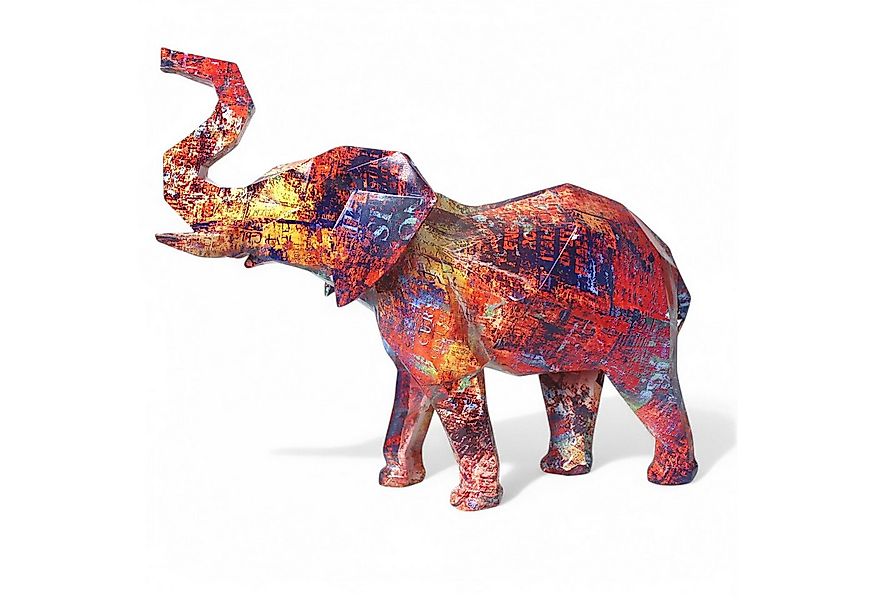 Arnusa Dekofigur Elefant 38 cm Modernes Pop Art und Graffiti Design geometr günstig online kaufen