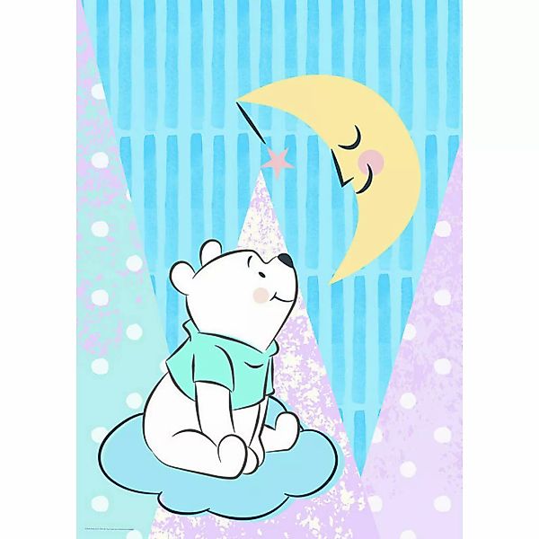 Komar Poster Winnie Pooh Moon Disney B/L: ca. 50x70 cm günstig online kaufen