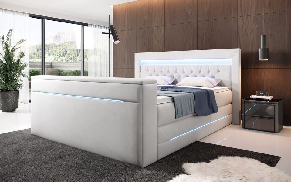 Luxusbetten24 Boxspringbett Pluto, mit TV Lift, günstig online kaufen