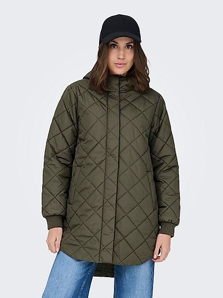 ONLY Steppmantel ONLJULIET QUILTED HOOD ZIP COAT OTW NOOS Kunstfaser günstig online kaufen