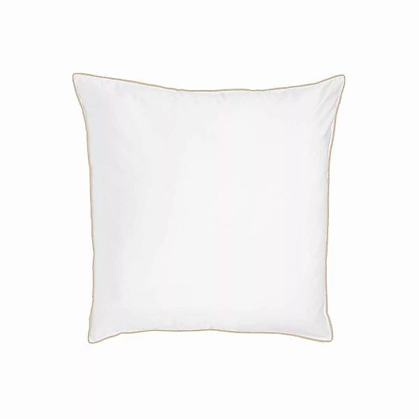 Traumschlaf Uni Kissenbezug White Collection Pipping günstig online kaufen