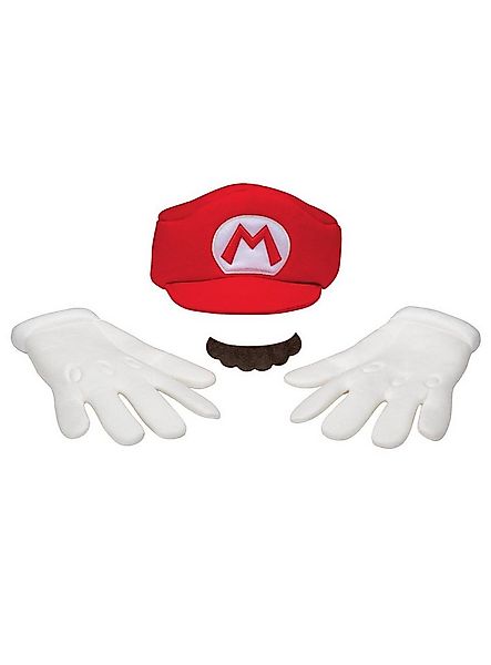 Metamorph Kostüm Super Mario Bros. – Mario Accessoire-Set, Marios Mütze, Ba günstig online kaufen