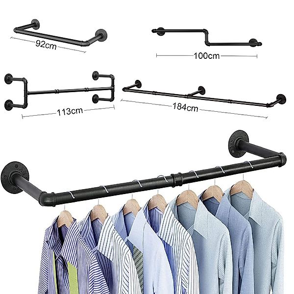 ToteBox Kleiderstange Vier Industrierohr Abnehmbare Platzsparend günstig online kaufen